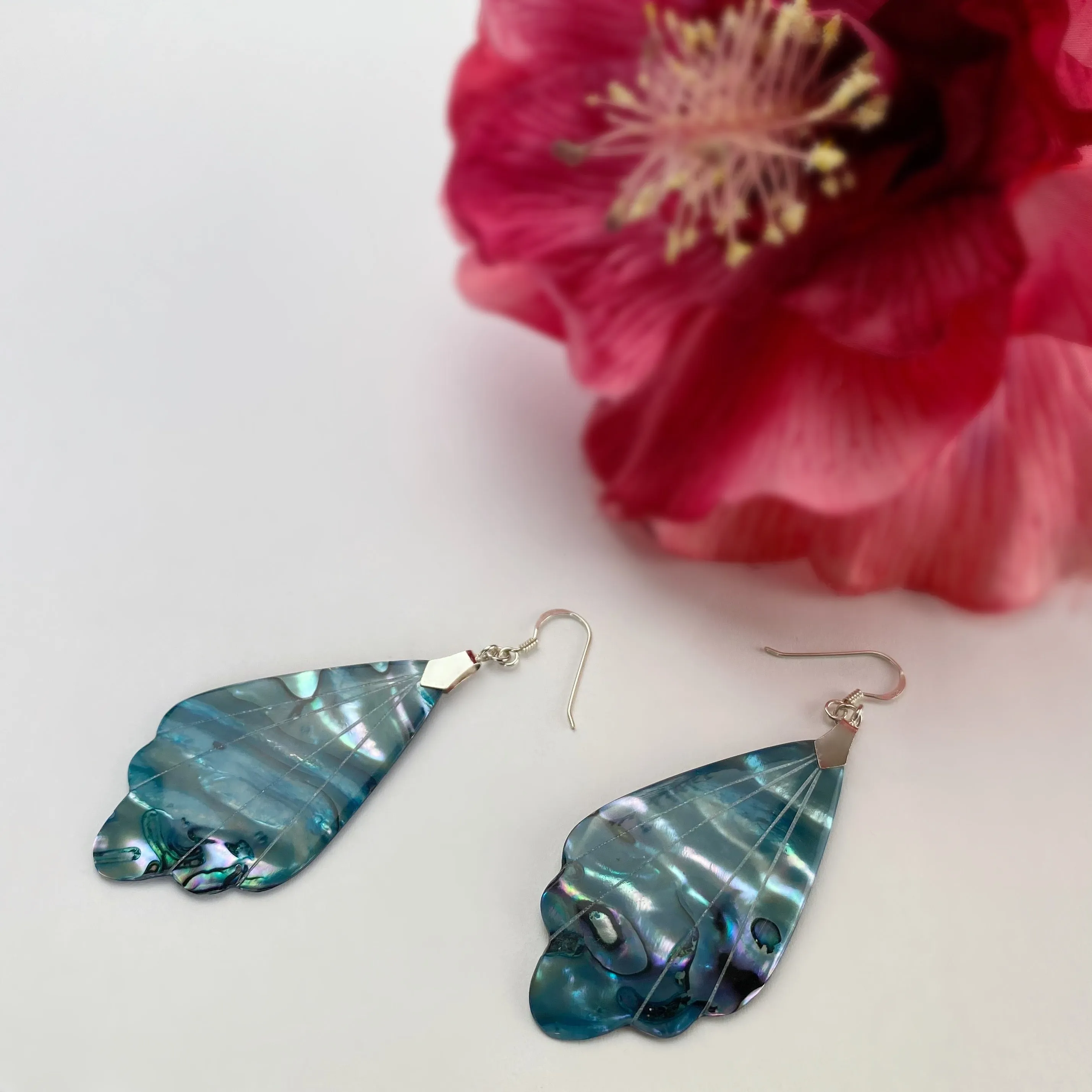 Abalone Art Earrings - VE496