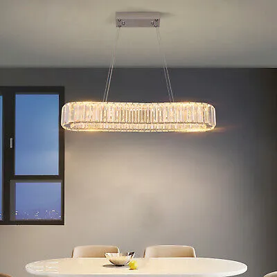 Adore Modern Oval crystal chandelier