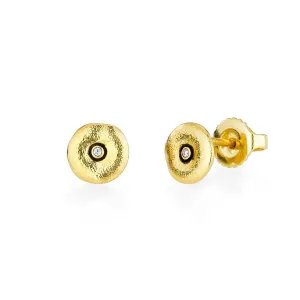 Alex Sepkus 18k Yellow Gold Orchard Diamond Disc Stud Earrings