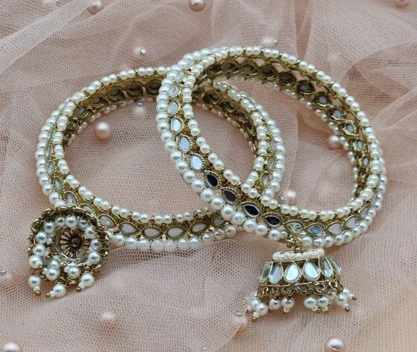 Anita Mirror Jhumka Bangles