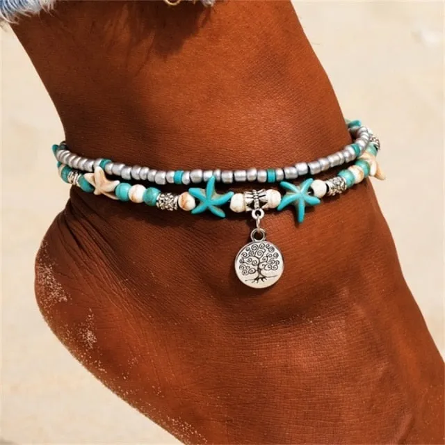 Ankle Chain Pineapple Pendant Anklet