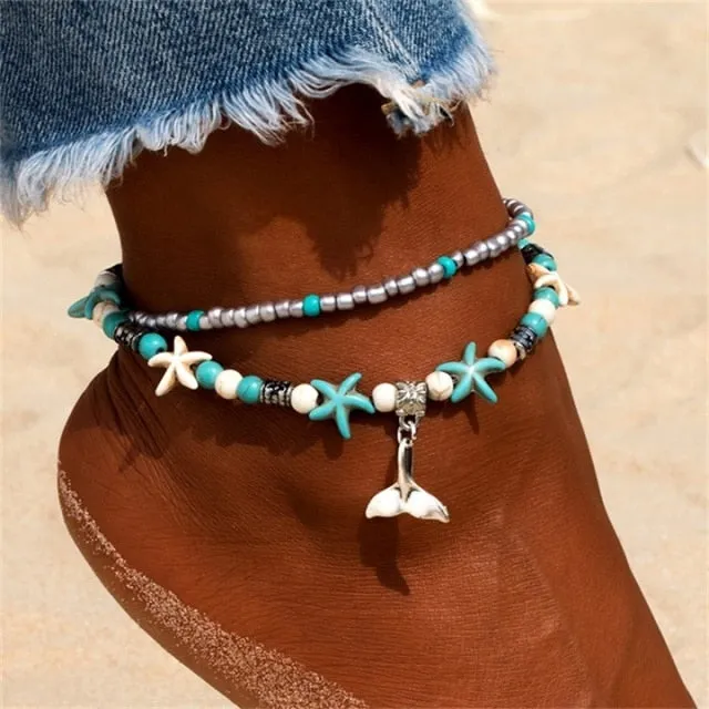 Ankle Chain Pineapple Pendant Anklet