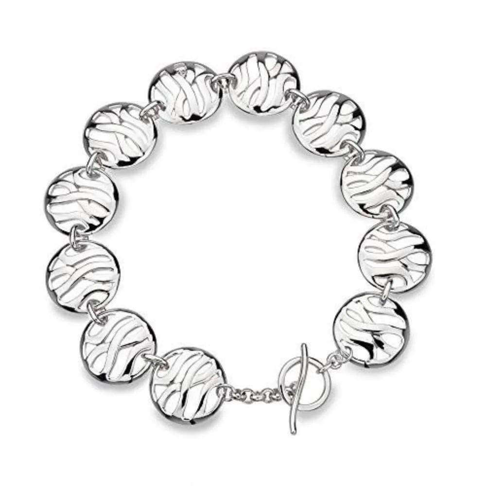 Arabesque Enlaced Disc Bracelet - DL117