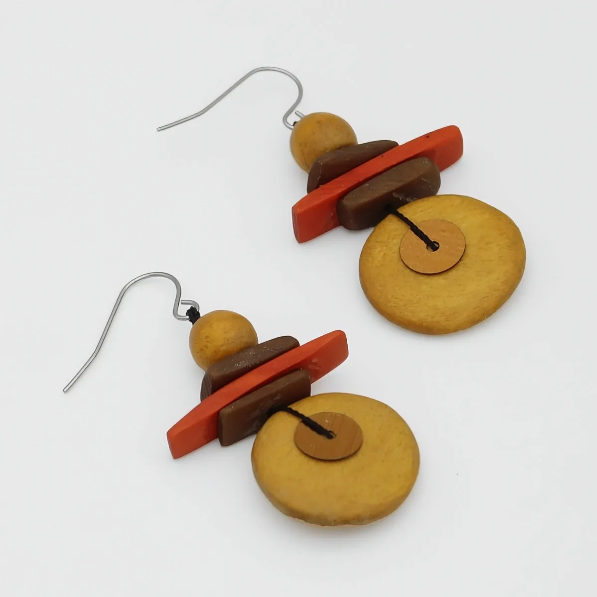 Assuta Mustard Drop Earrings