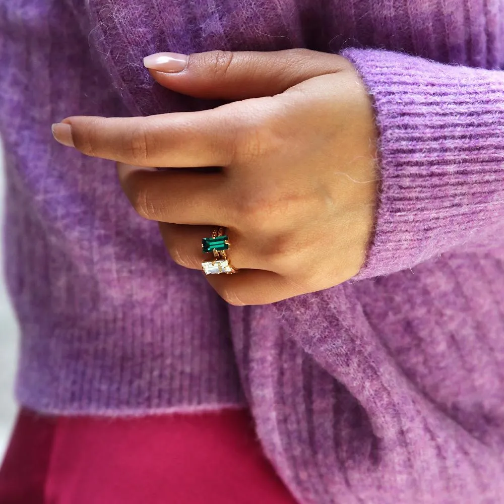 Baguette Ring / Emerald