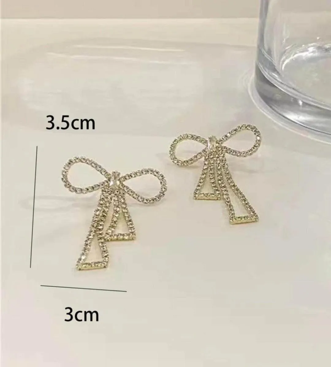 Beautiful Stylish Bow Earring For Girls Women