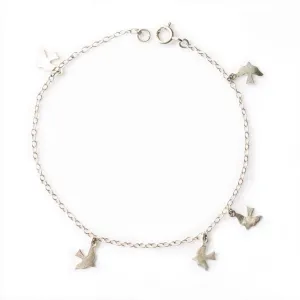 Bird Bracelet in Silver