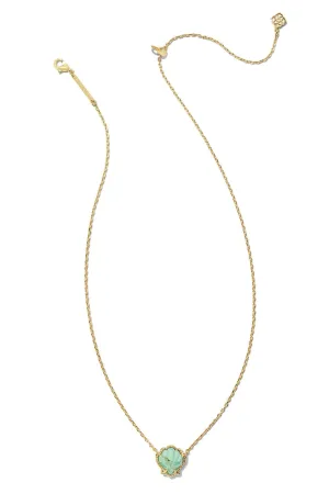 Brynne Shell Necklace - Sea Green | Kendra Scott