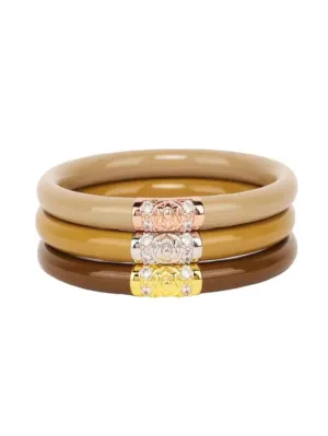 BuDhaGirl Oro Three Kings All Weather Bangles SM - (Set of 3)