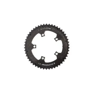 CARBON TI Chainring XCarboRing EVO 5 Arm LK 110 Outer Ring 50T - Carbon