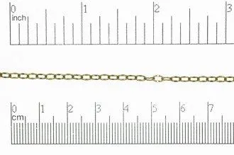 CH1010, Crimped Oval Chain - Per Foot