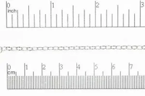 CH1010, Crimped Oval Chain - Per Foot