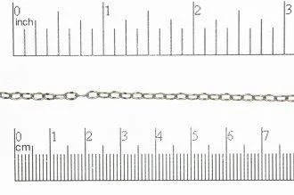 CH1010, Crimped Oval Chain - Per Foot