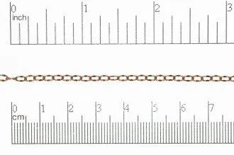 CH1010, Crimped Oval Chain - Per Foot