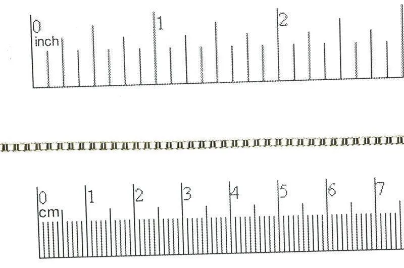 CH304, 2mm Box Chain - Per Foot