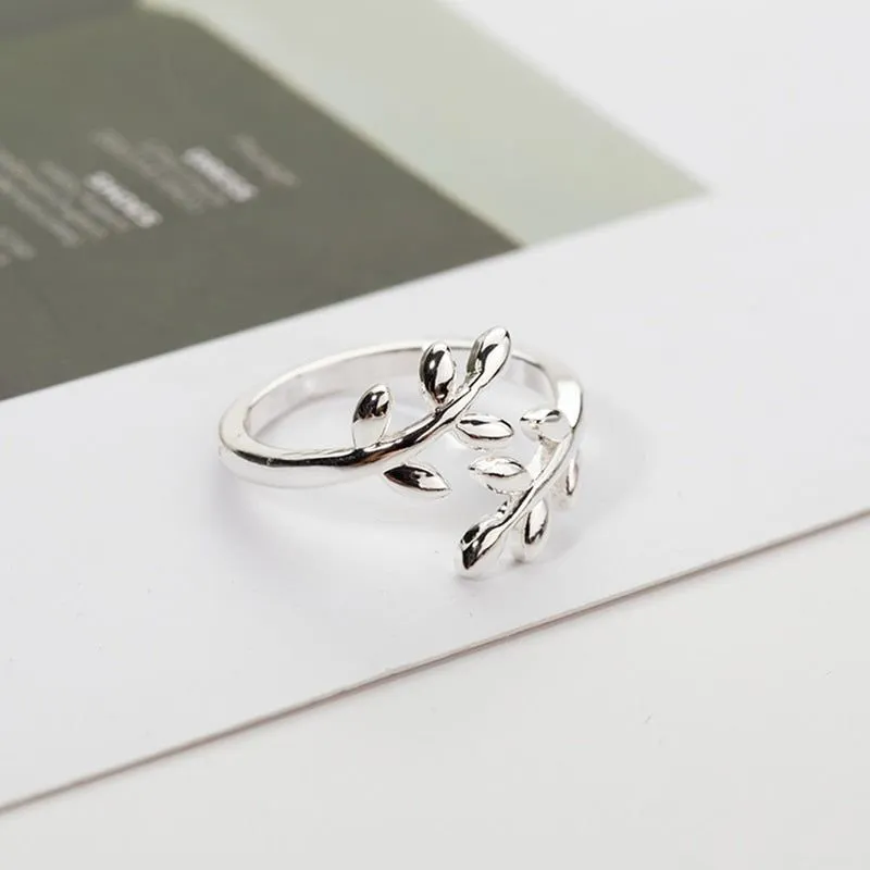 Charms Olive Tree Branch Ring