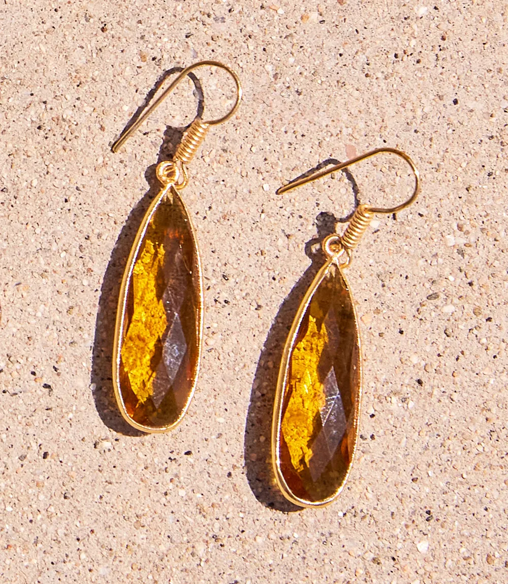 Citrine Quartz Earrings