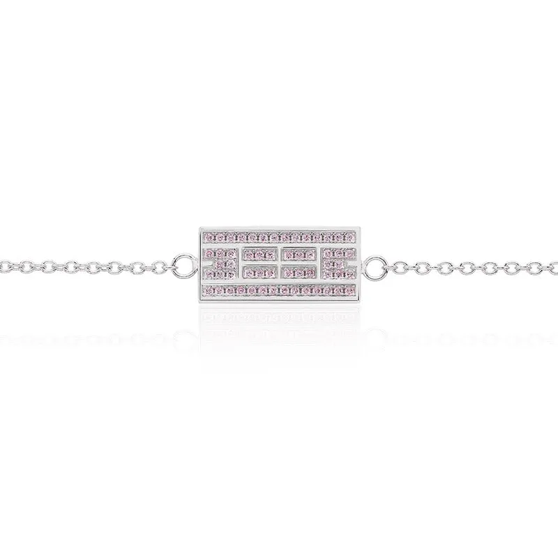 CZ Tennis Court Bracelet Medium