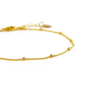 Delicate Dew Drops Bracelet in Gold-Filled, Rose Gold-Filled, and Sterling Silver