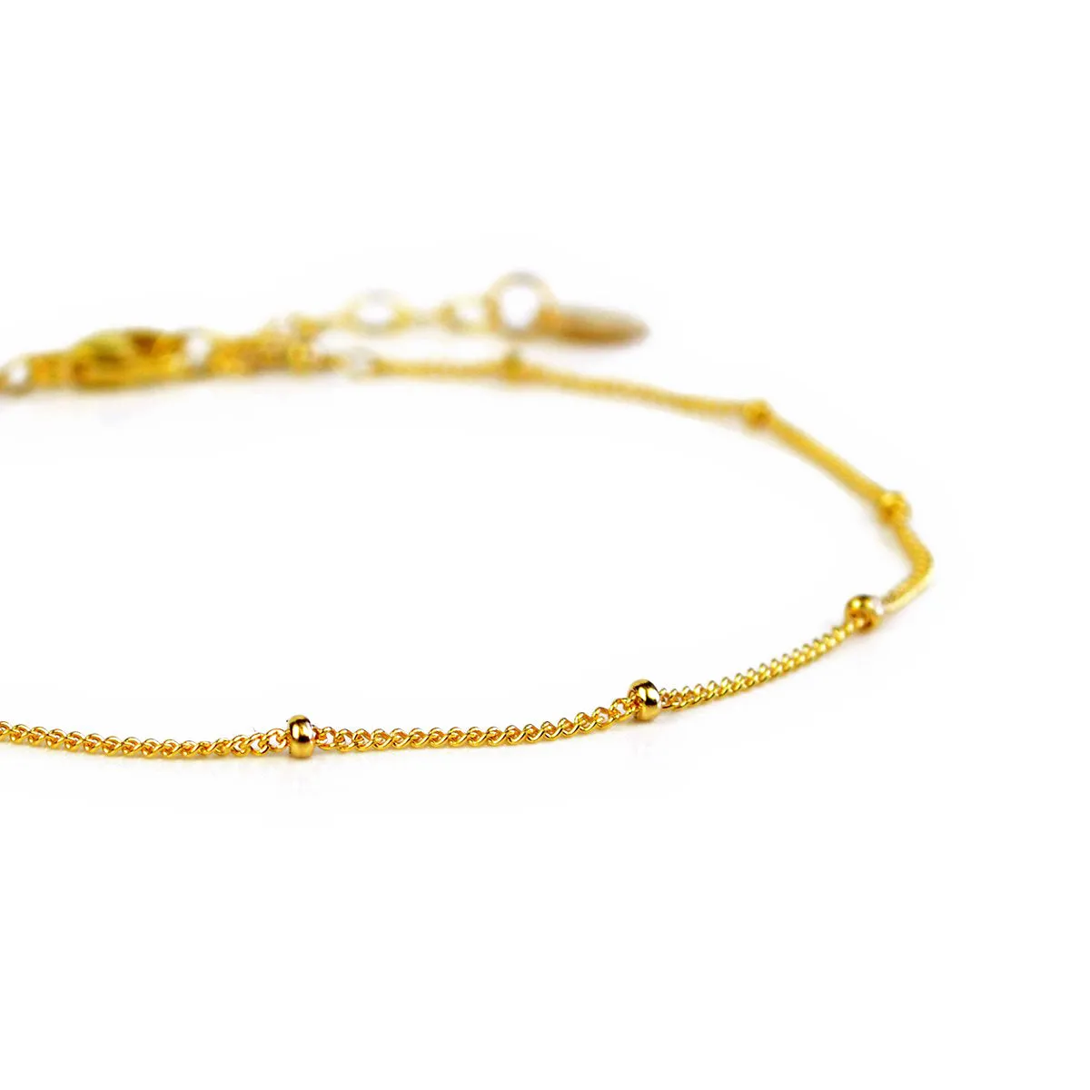 Delicate Dew Drops Bracelet in Gold-Filled, Rose Gold-Filled, and Sterling Silver