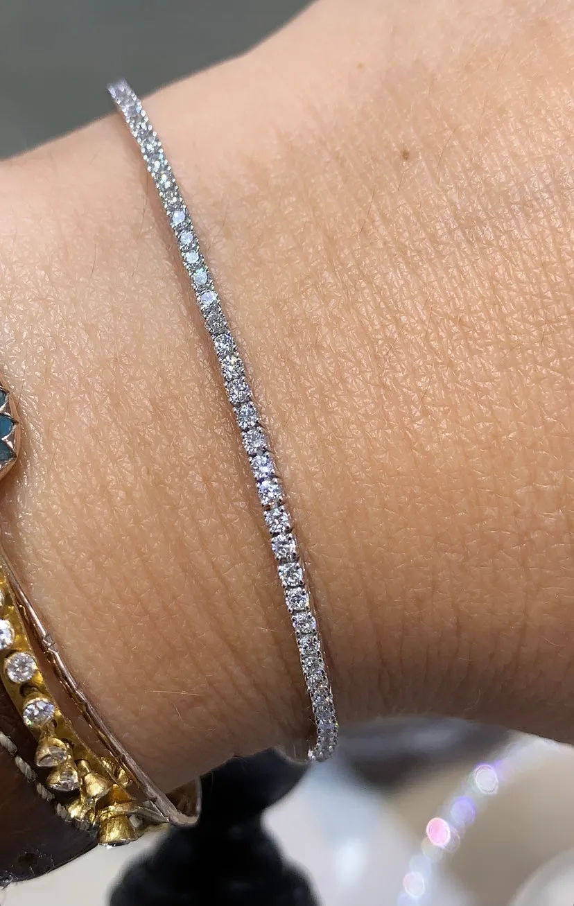 Delicate Diamond Tennis Bracelet 1.50CT T.W.