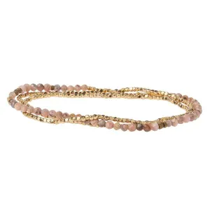 Delicate Stone Rhodochrosite - Stone of Love Bracelet