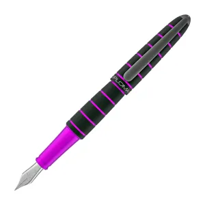 Diplomat Elox Fountain Pen in Ring Black & Purple