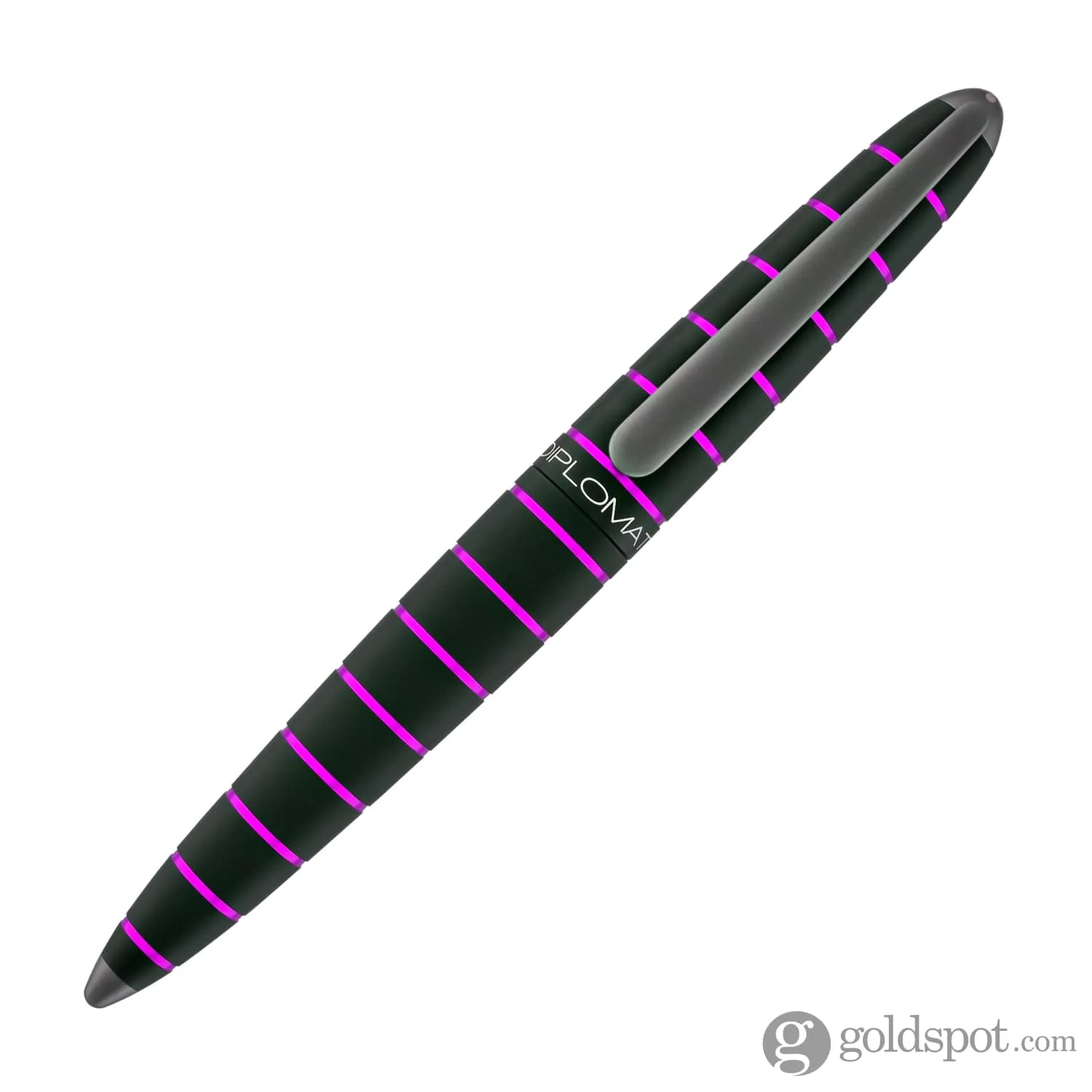 Diplomat Elox Fountain Pen in Ring Black & Purple