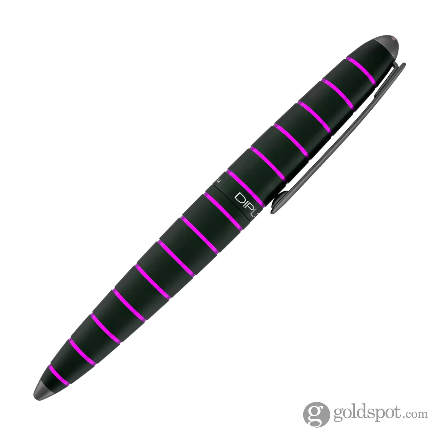 Diplomat Elox Fountain Pen in Ring Black & Purple