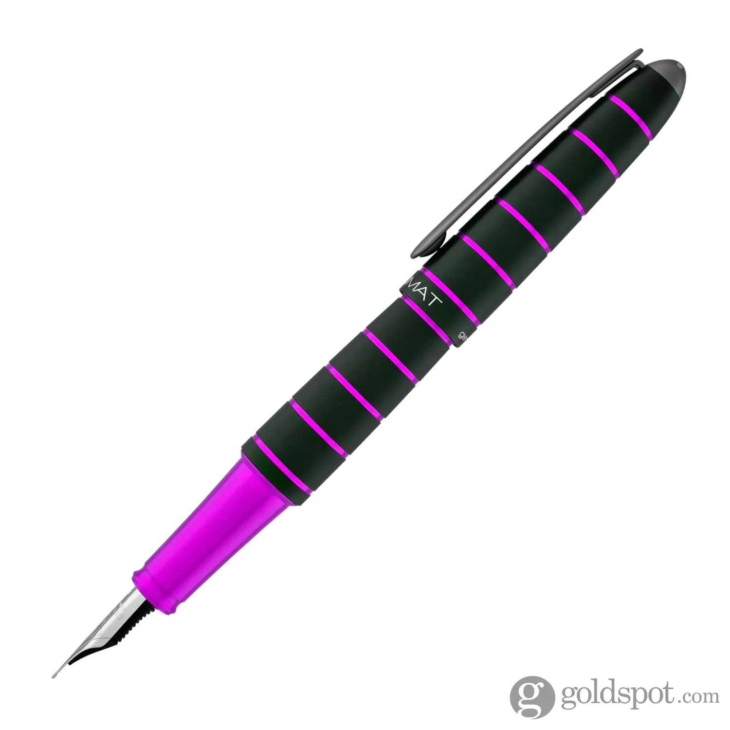 Diplomat Elox Fountain Pen in Ring Black & Purple