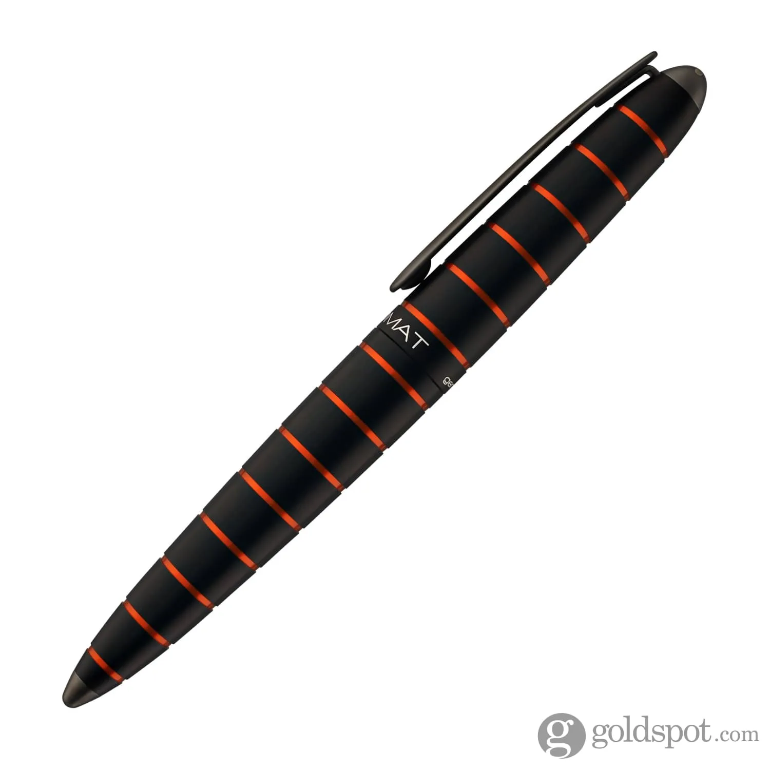 Diplomat Elox Rollerball Pen in Ring Black & Orange