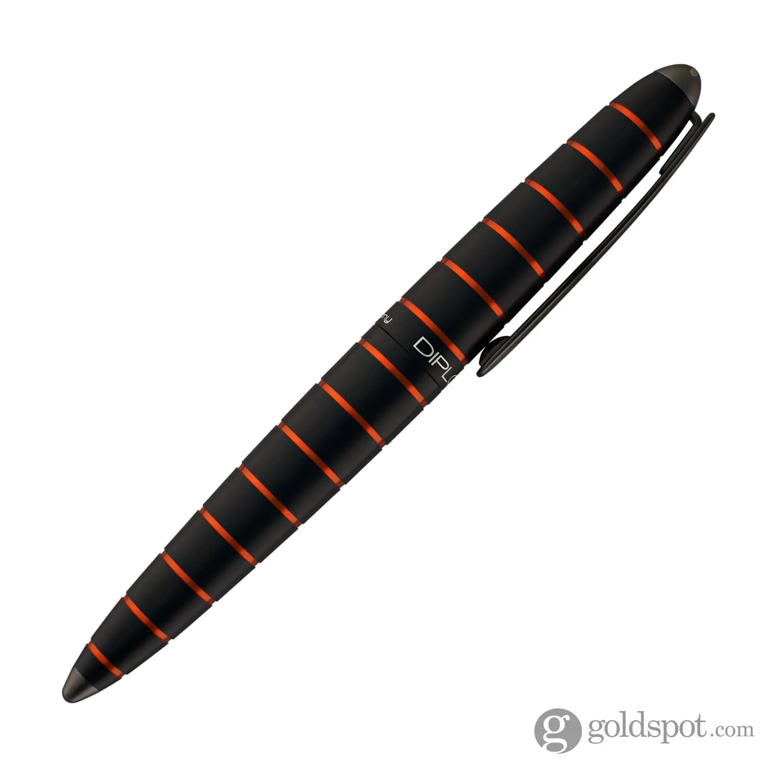 Diplomat Elox Rollerball Pen in Ring Black & Orange