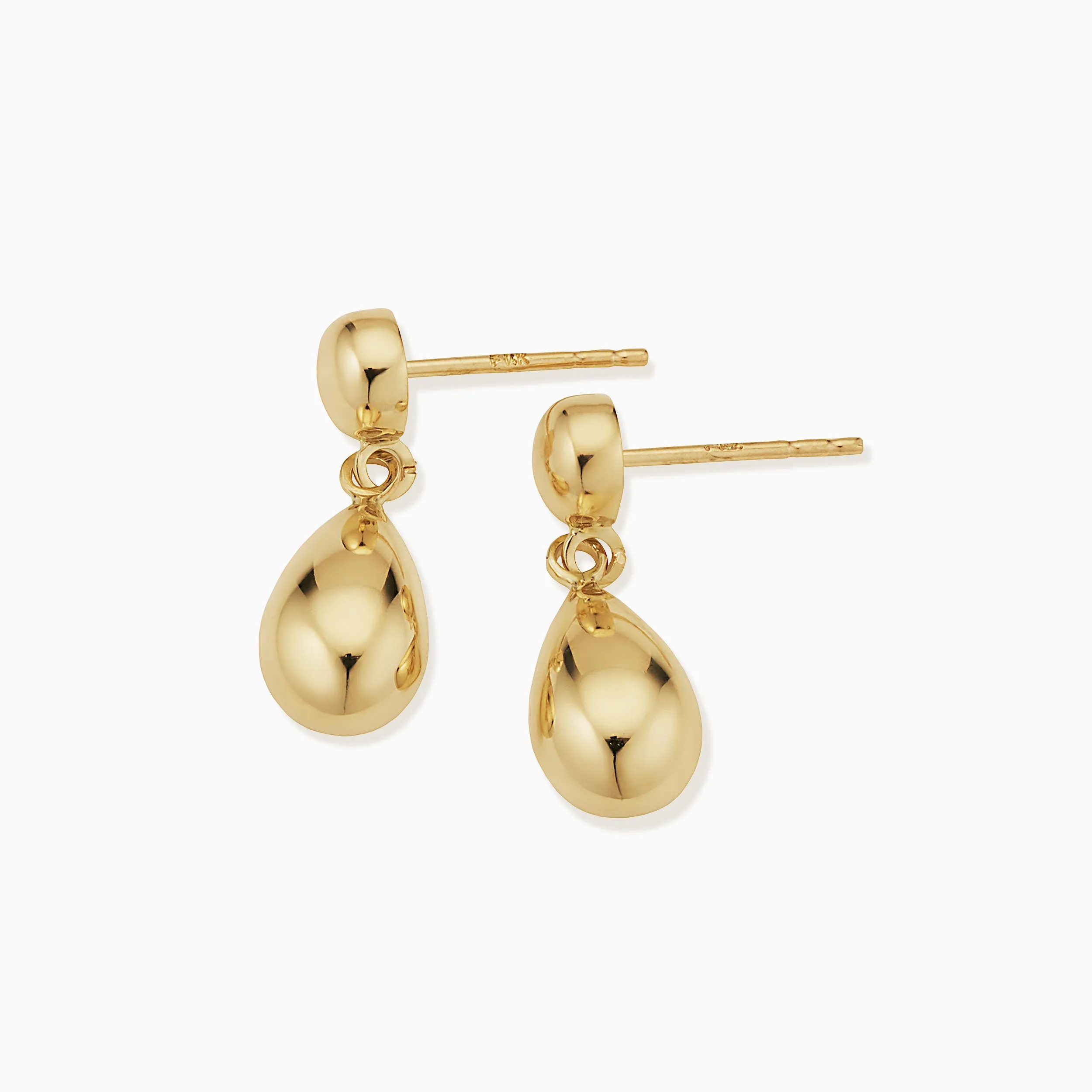 Dripping Gold Drop Earrings