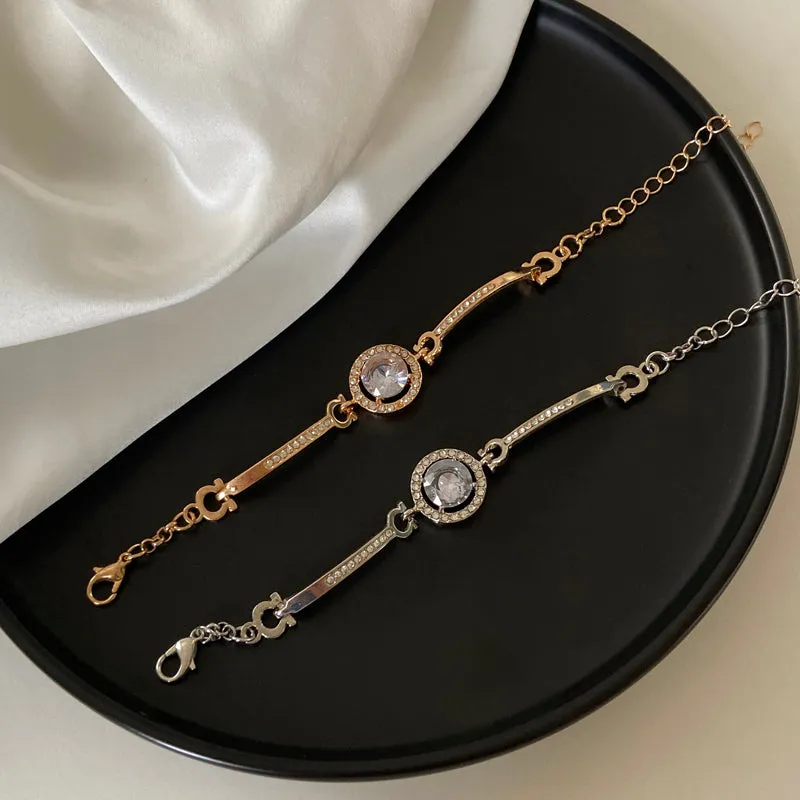 Elegant Delicate Watch-Shaped Bracelet - European American Style