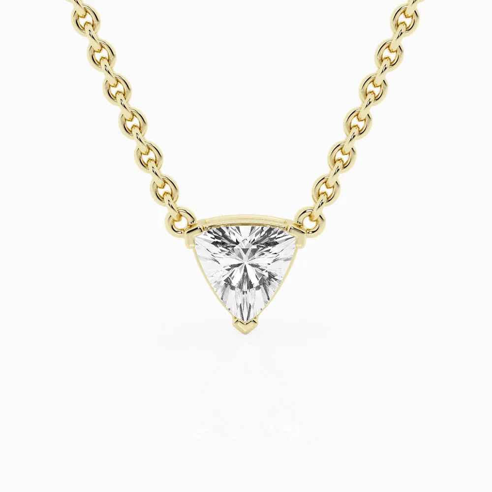 Ethereal 0.50ct Trillion Necklace