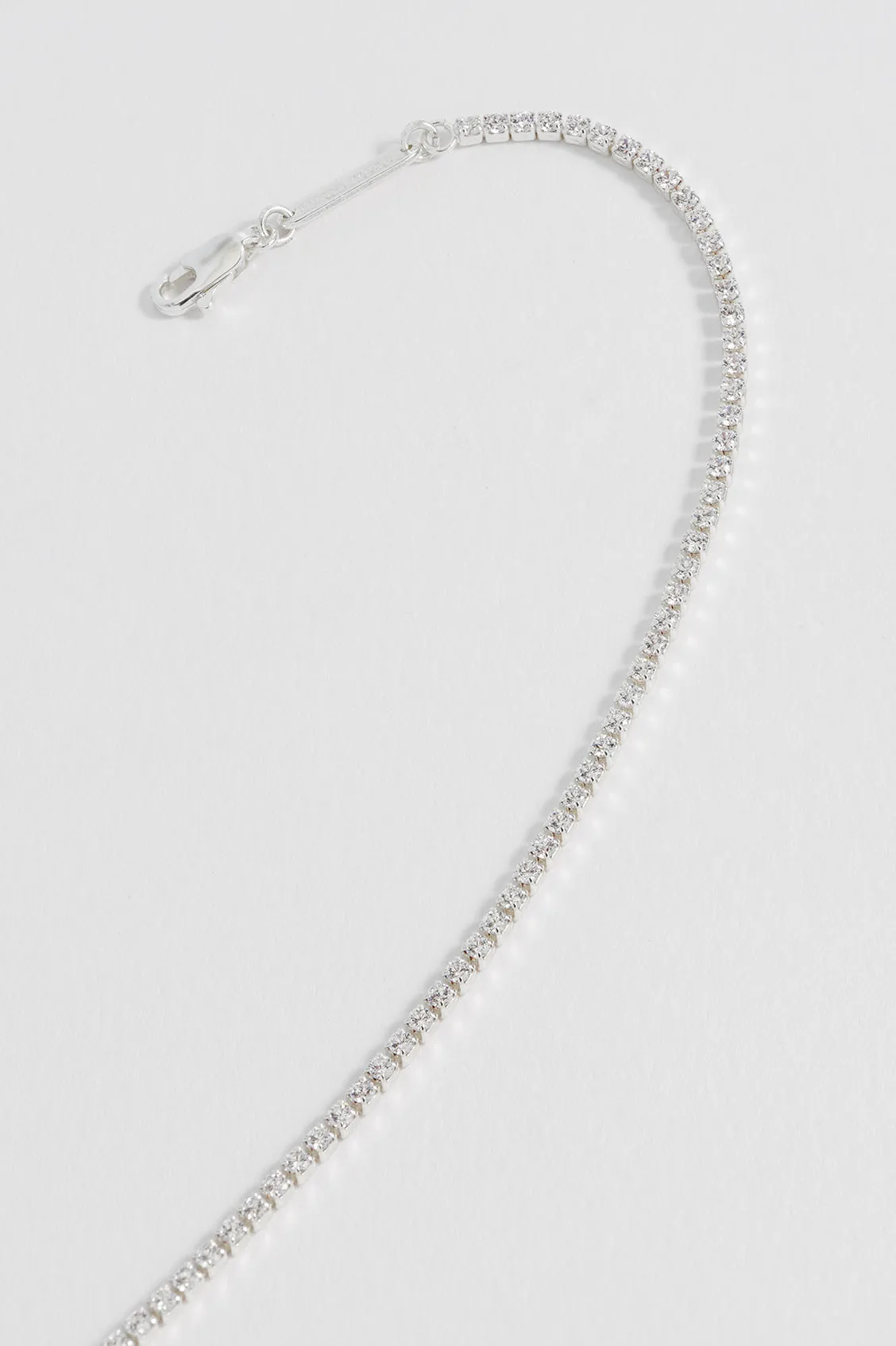 Fine Tennis Chain Necklace