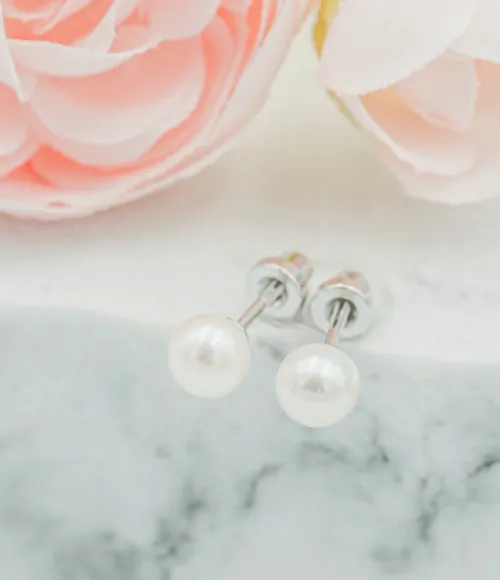 Freshwater Pearl Earrings for Baby & Kid's