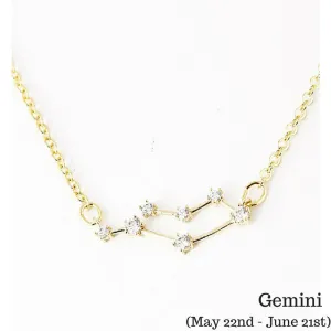 Gemini Constellation Zodiac Necklace - As seen in Real Simple, People Magazine & more