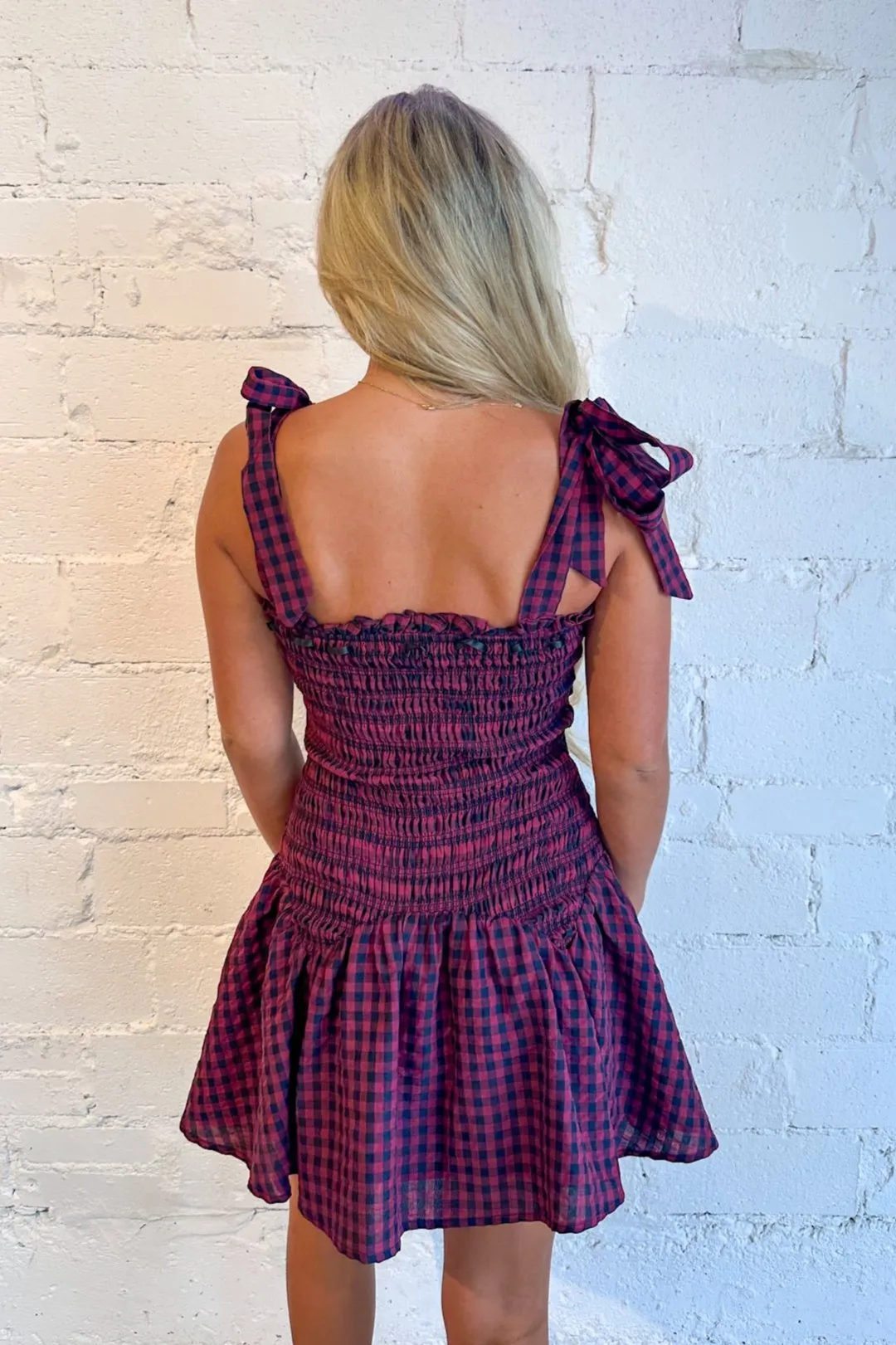 Gingham Glam Dress