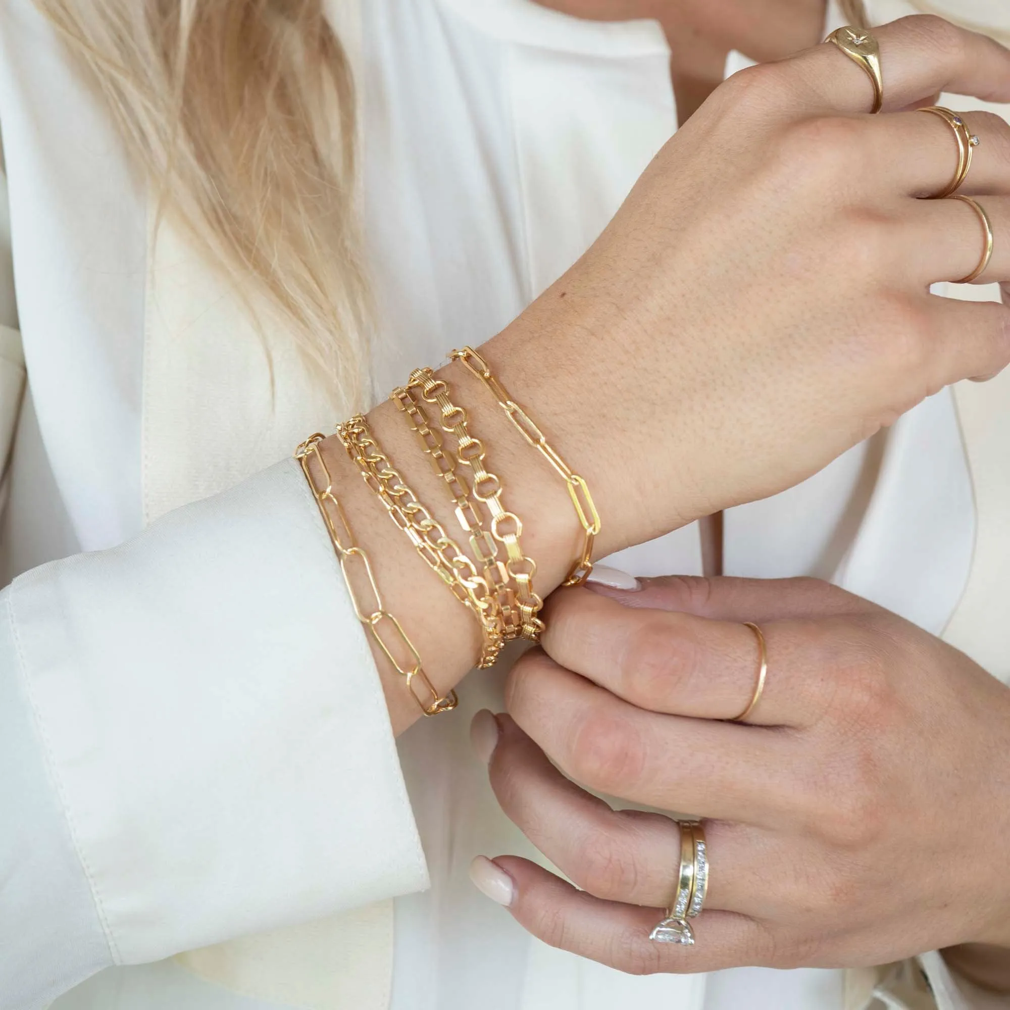 Gold Filled Neptune Bracelet