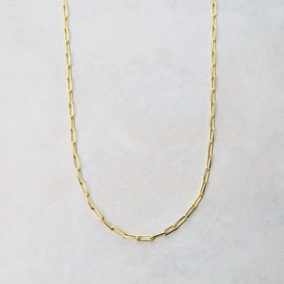 Gold Plated Anchor Chain