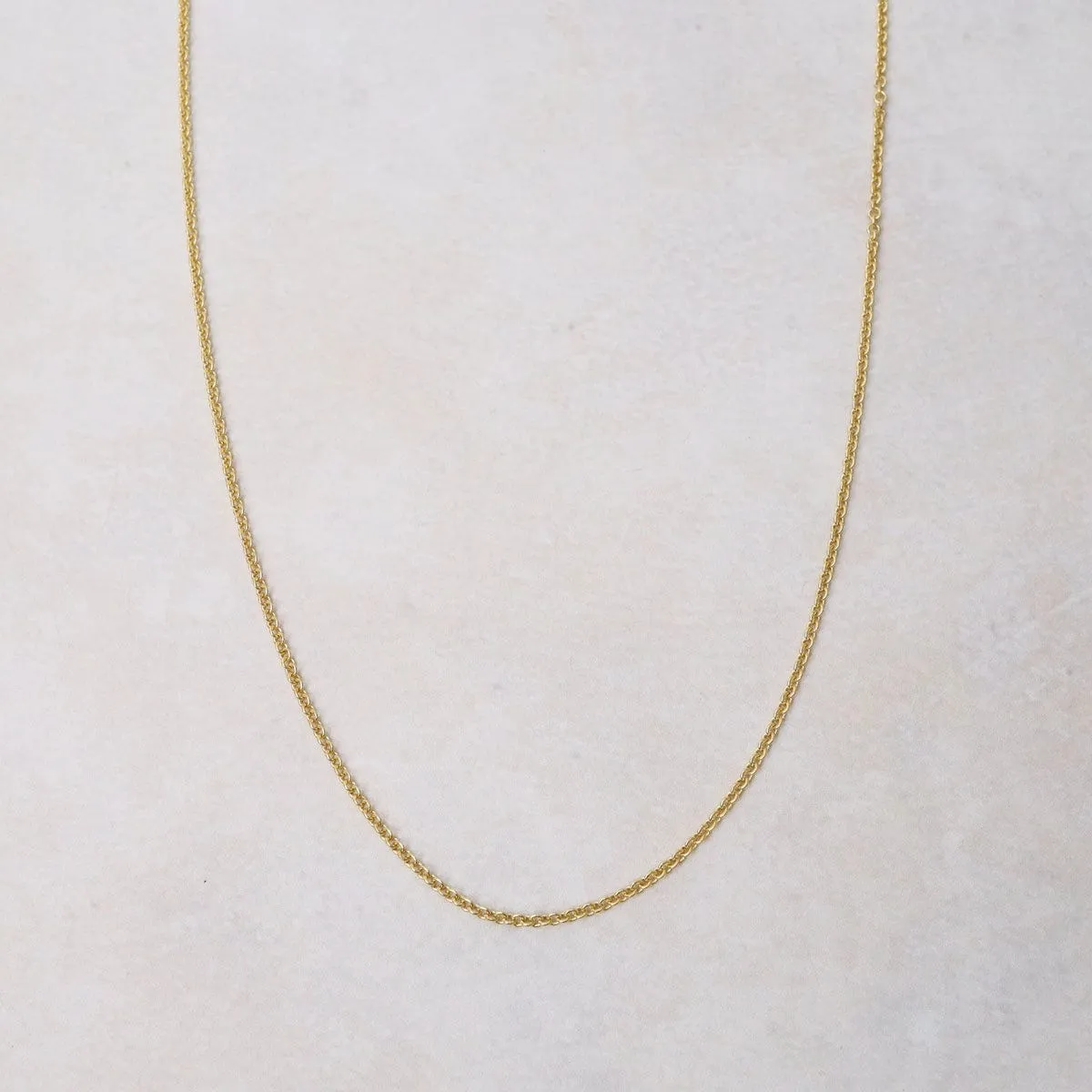 Gold Plated Rolo Chain - 24"