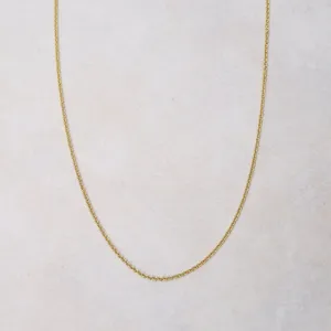 Gold Plated Rolo Chain - 24"