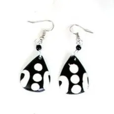 Kenyan Batik Bone Earrings *New Styles Added*