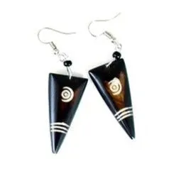 Kenyan Batik Bone Earrings *New Styles Added*