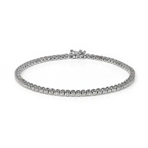 Lab Grown 1ct Tennis Bracelet - 9ct Gold