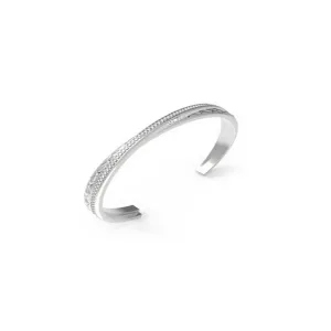 Ladies Matelasse & Pave Bangle UBB04584RHL