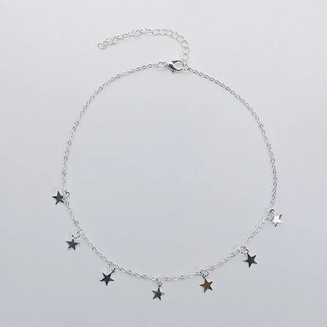 Lava drop and Star Shape Necklaces