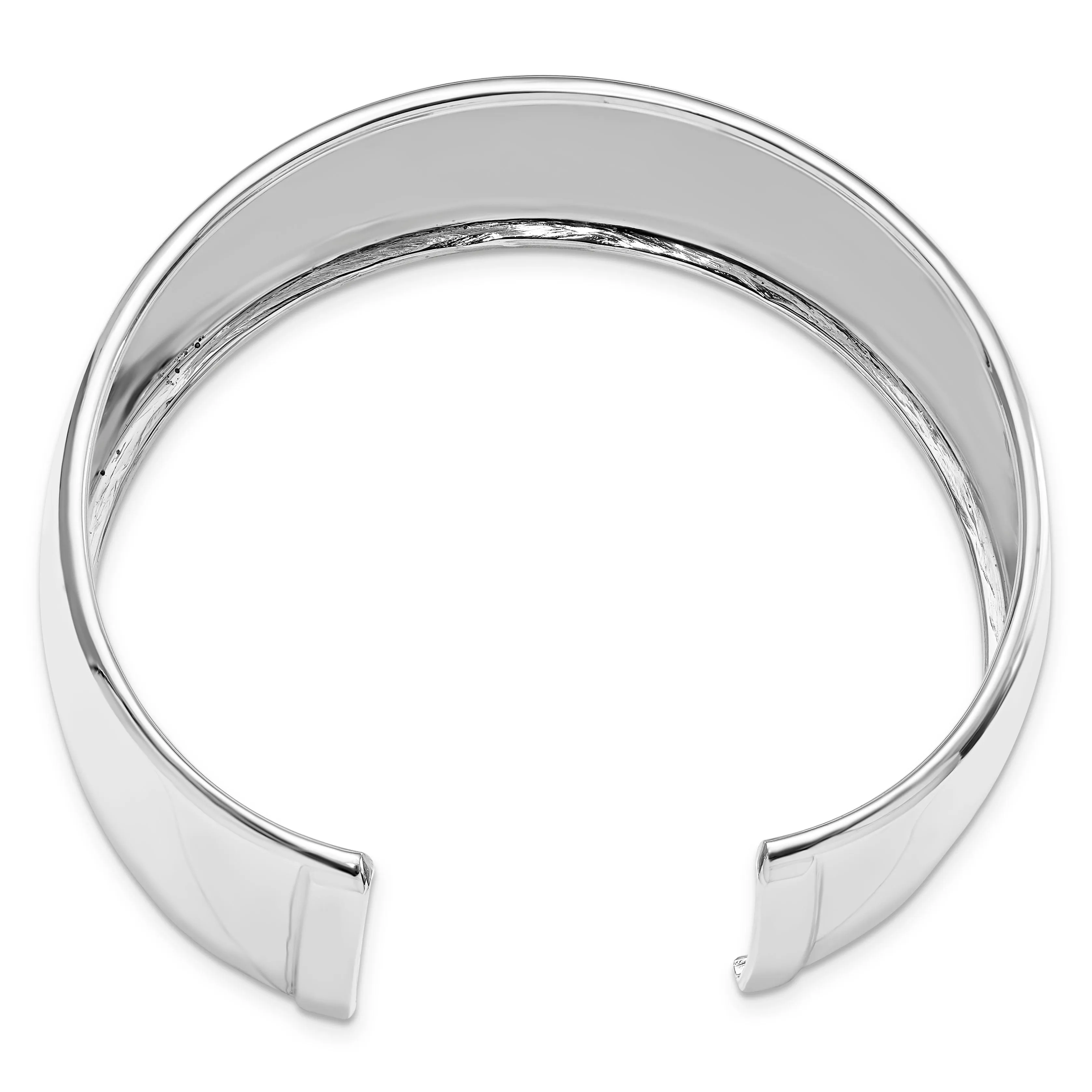 Leslie Sterling Silver Polished Slip-on Bangle