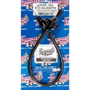 Lokar Midnight Series Hi-Tech Flexible Braided Stainless Transmission Dipstick - GM 4L60E Transmission